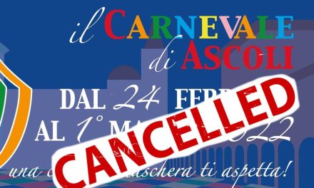 Annullata l’edizione 2022 del Carnevale di Ascoli