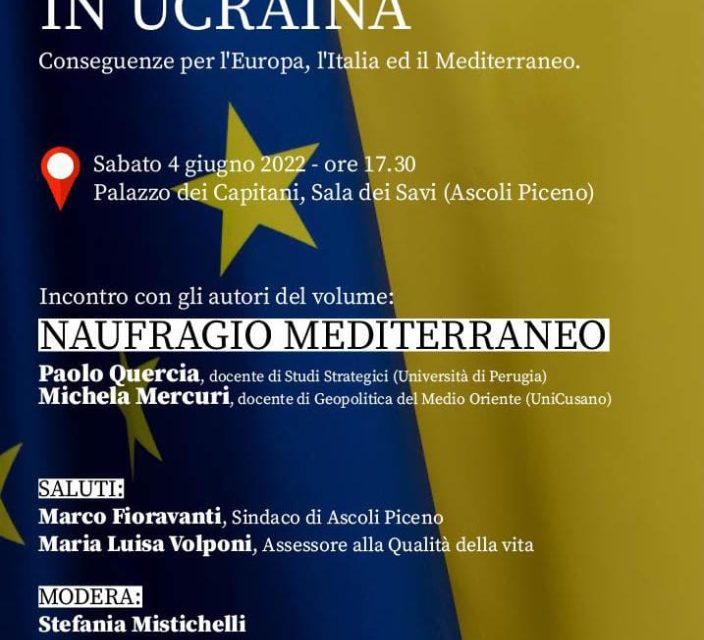 “Naufragio Mediterraneo”: l’incontro sull’Ucraina