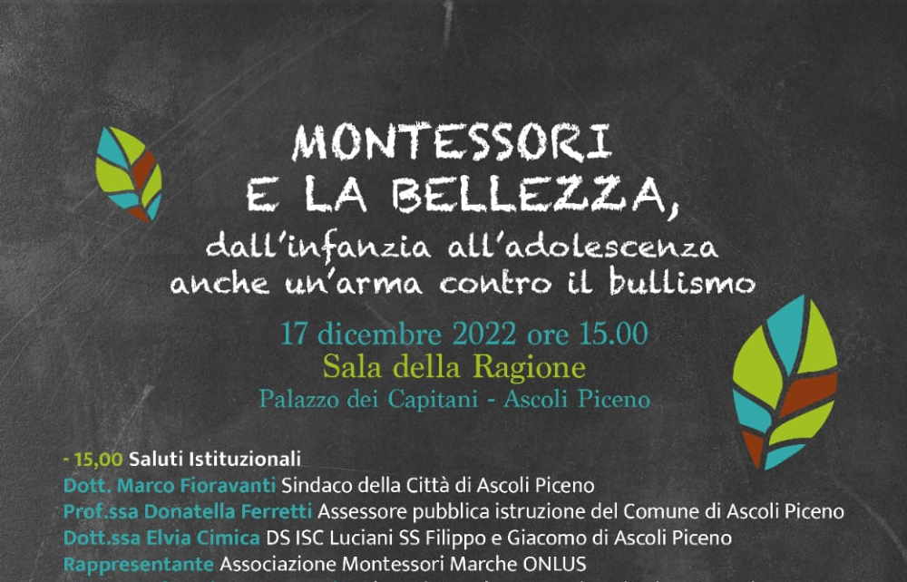 Montessori e la bellezza: il convegno