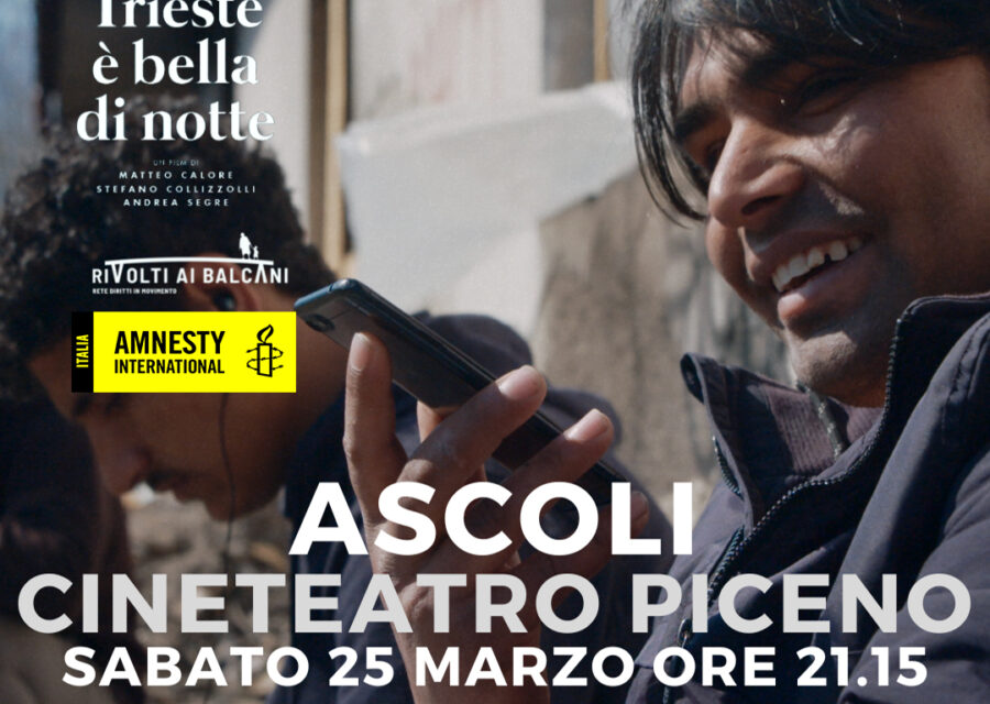 Al Cinema Piceno un’iniziativa con Amnesty