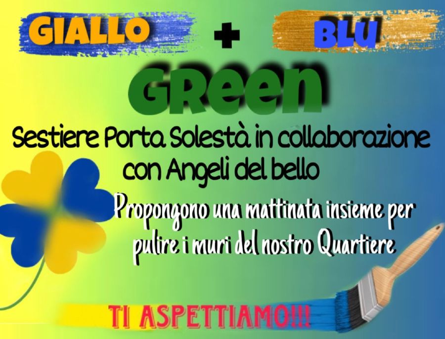 Angeli del bello e Porta Solestà insieme per pulire la città