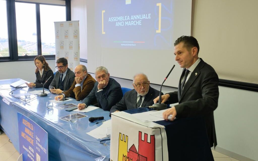 Marco Fioravanti è il nuovo presidente Anci Marche