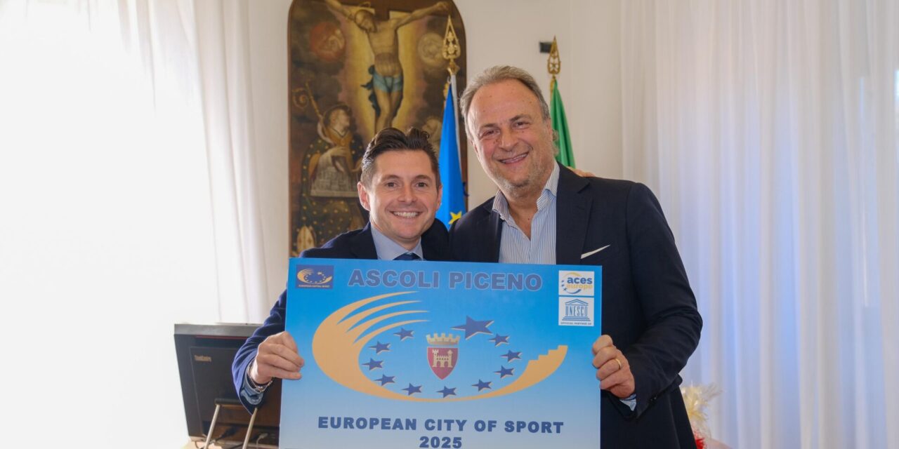 Ascoli Piceno è Città Europea dello Sport 2025