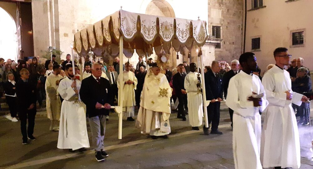Celebrata la festa del Corpus Domini